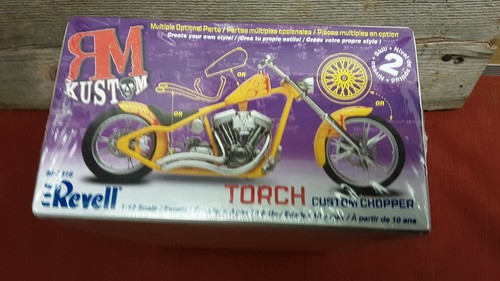 NEW Revell Torch Custom Chopper 1:12 Scale Model Kit Skill 2- FREE SHIPPING