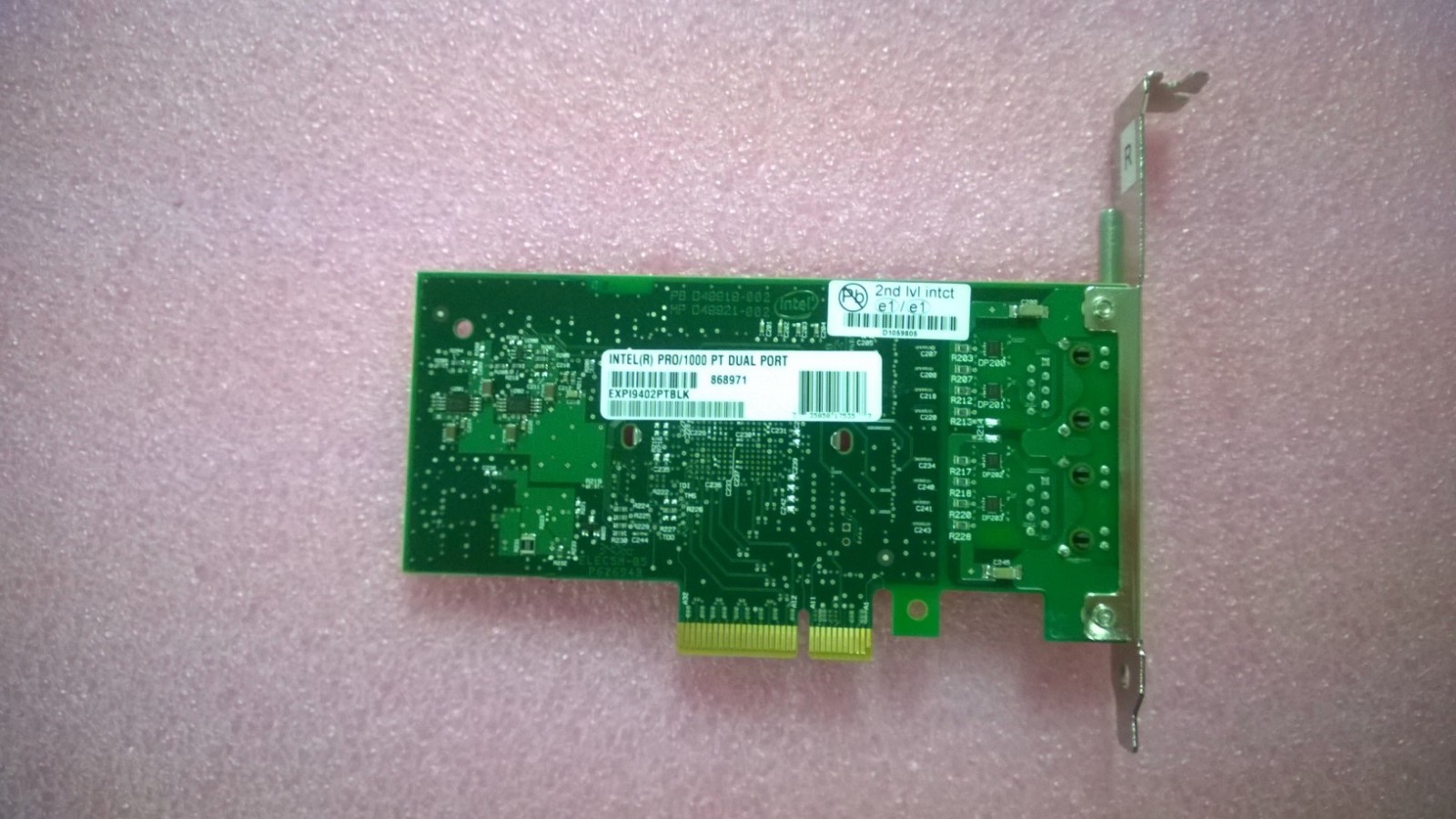 Intel EXPI9402PT PRO/1000 PT Dual Port Server Adapter