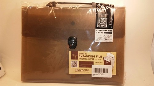 Expanding Wallet 13 Pockets File Folder With Handle - A4 Size.  FREE SHIPPING