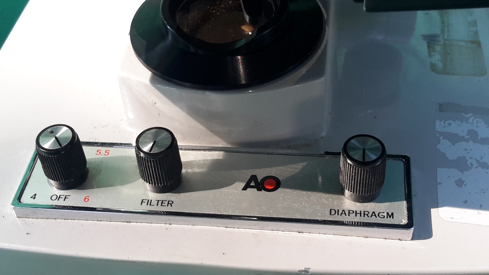 AO AMERICAN OPTICAL ONE-TEN DUAL VIEWING MICROSCOPE