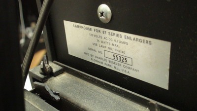 VINTAGE BESELER 67CP PHOTO ENLARGER WITH BASE 50MM LENS