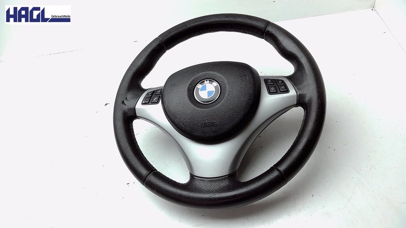Lederlenkrad FÃ¼R Airbag Etwas Abgegriffen 6771377 6777630 Bmw 320i Touring E90