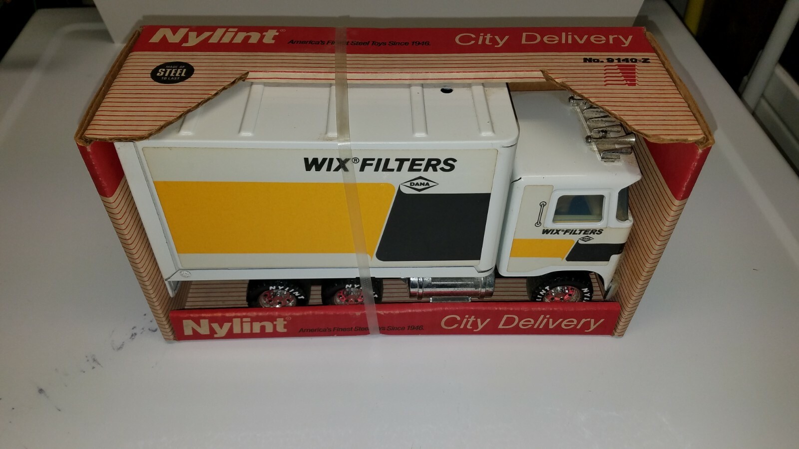 Vintage Nylint City Delivery Truck WIX FILTERS Steel