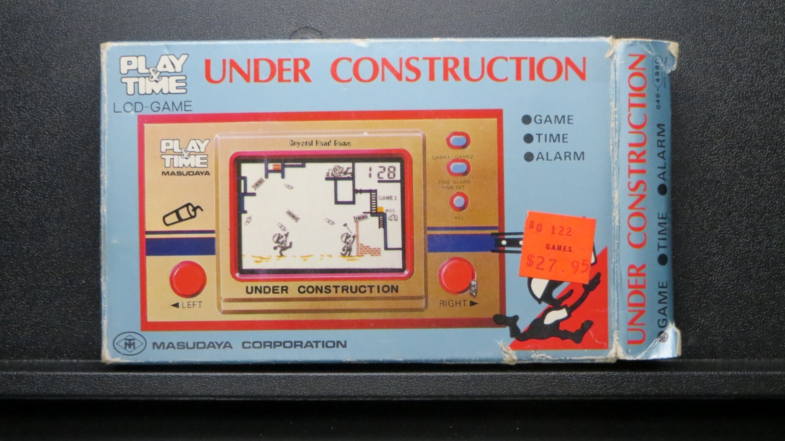 Play & Time Under Construction MASUDAYA Handheld Game *READ Play & Time Under Construction MASUDAYA Handheld Game *READ