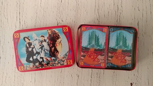 Enesco The Wizard of Oz Playing Cards with Tin  Metal Case