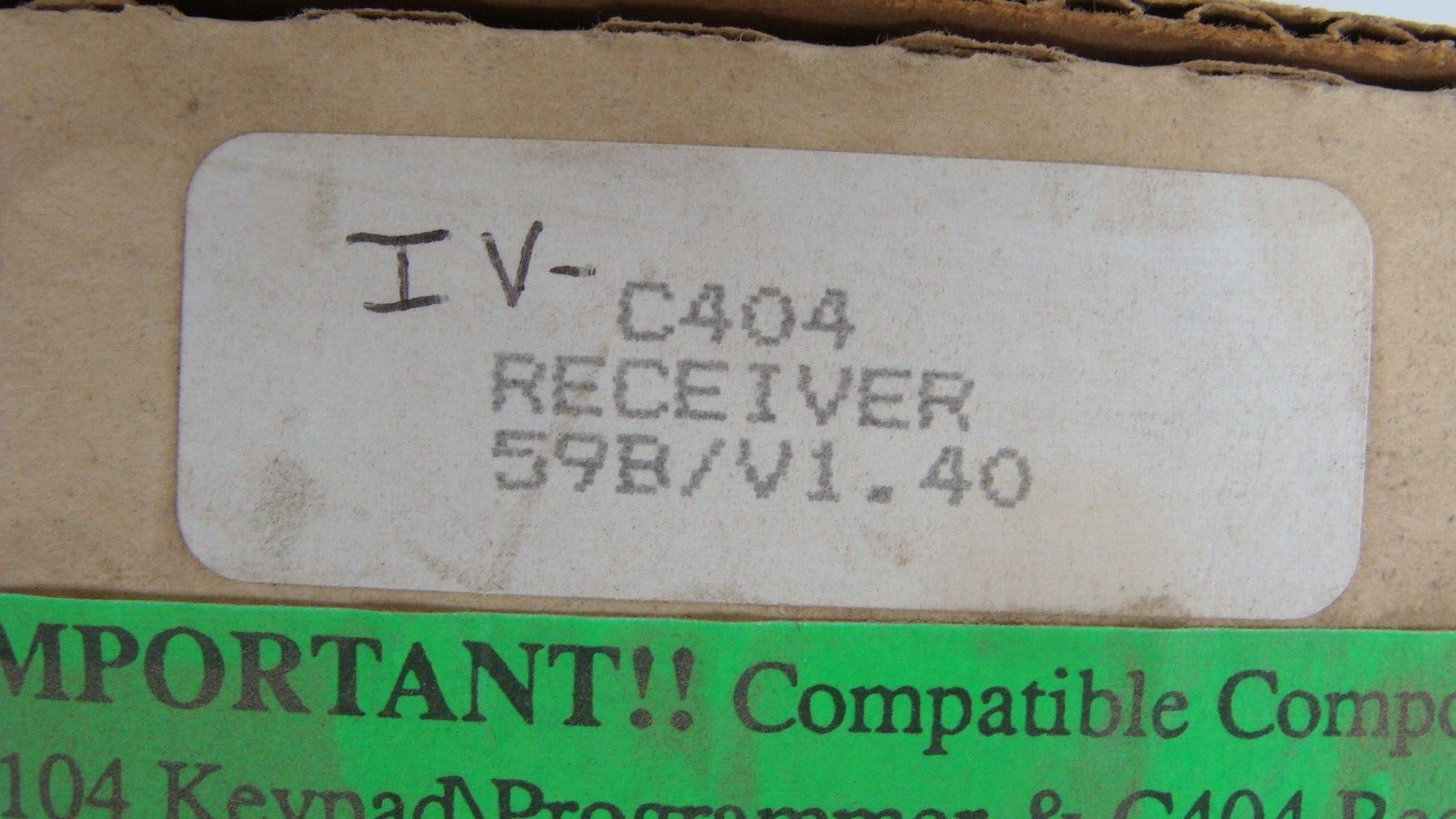 Inovonics C-404 C404 Supervised Wireless Four Channel Receiver NOS NEW