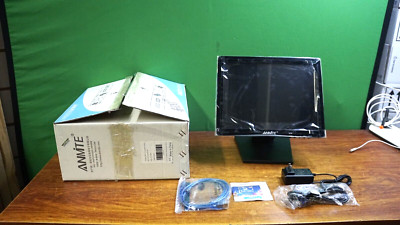 Anmite 15'' Inch Touch Screen POS LCD TouchScreen Monitor Retail Kiosk