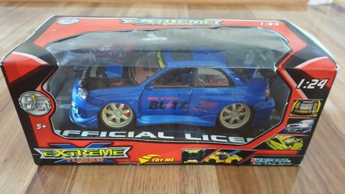 Subaru Impreza 1:24 Kentoys Blue WRX STI Blitz Extreme Tuner