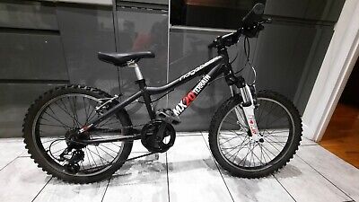Ridgeback MX 20 - Kids MTB 20 Inch Wheel Mountain Bike 6 speed Black Unisex