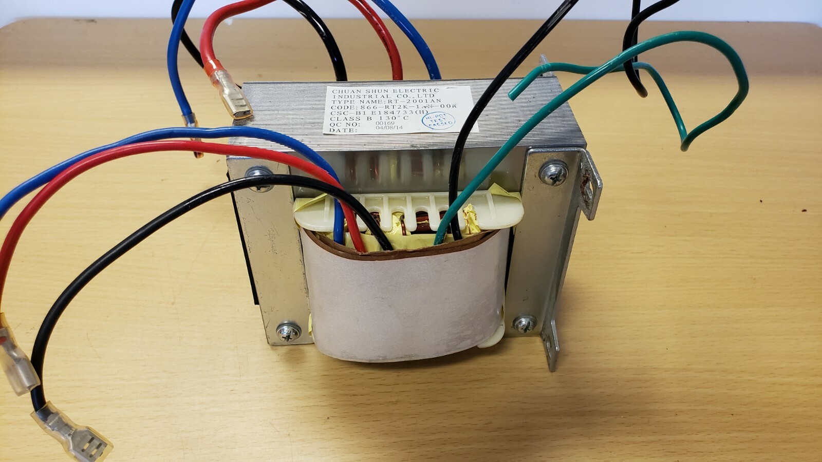 CHUAN SHUN Electric Control Transformer RT-2001AN 866-RT2K CHUAN SHUN Electric Control Transformer RT-2001AN 866-RT2K