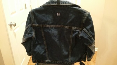 NAUTICA Jeans Co Blue Denim Work Chores Style Jacket Coat Childrens 4T