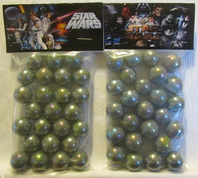 2 Bags Of Star Wars Movie Promo Marbles