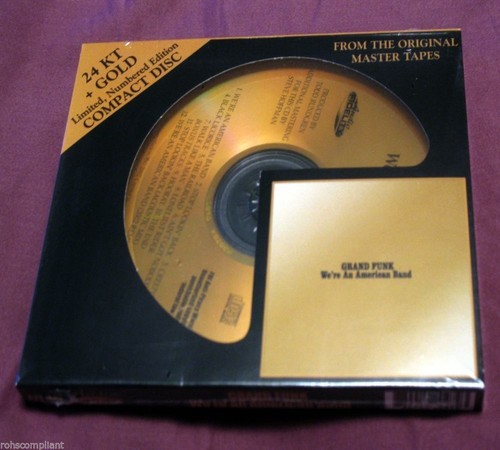 GRAND FUNK RAILROAD,新品,高音質盤,24KT GOLD CD GRAND FUNK RAILROAD - We're an American Band - Audio