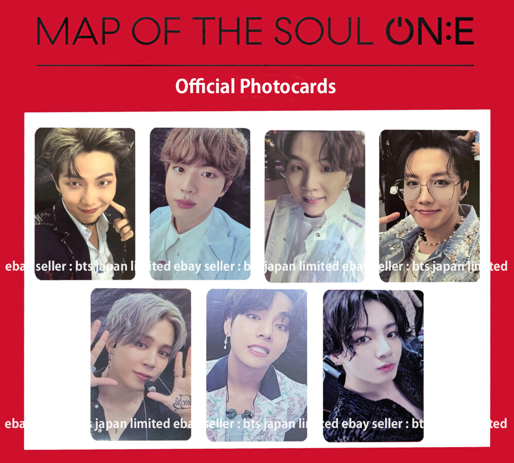 BTS MAP OF THE SOUL ON:E DVD Official Photo card photocard