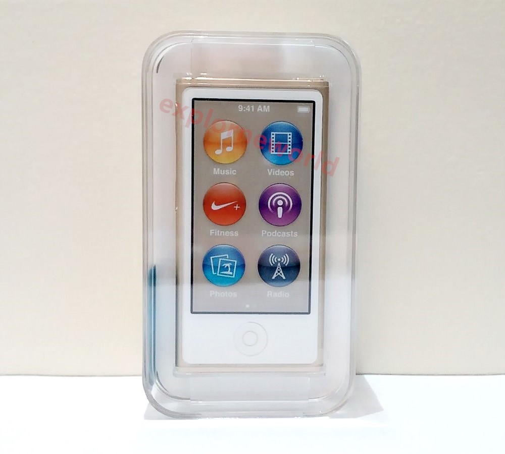 NEW sealed Apple iPod Nano 7th Generation 16GB Gold -Free