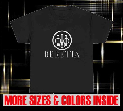 New Beretta Firearms Gun funny Logo Men's T-Shirt Size S-5XL
