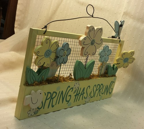 Vintage Wood SPRING Sign 12