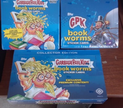2022 GARBAGE PAIL KIDS BOOK WORMS Collectors, Hobby & Mega Box(s) - NEW- ALL 3!