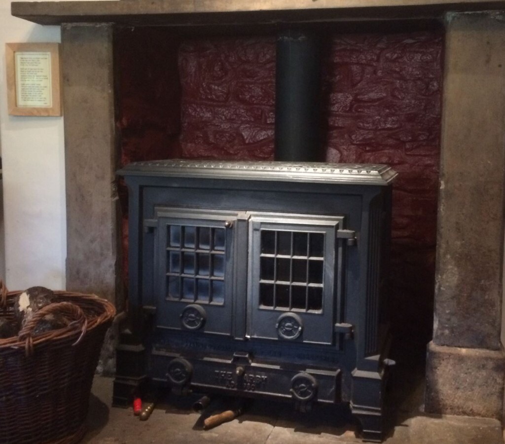 Coalbrookdale Darby multifuel stove with back boiler in Sedbergh