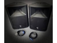 Electro-Voice SxA360 + 2-Way Full Range 12" Powered Speaker Pair Black
