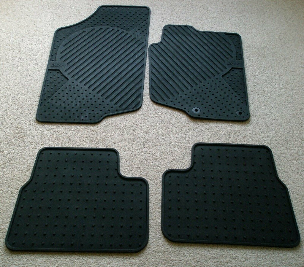 Peugeot 207 Genuine 4 Piece Rubber Car Mat Set in Edenthorpe, South