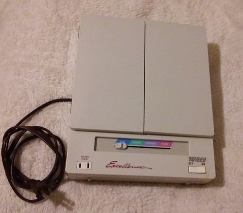 EXCELLENCE MAKEUP MAGNIFY MIRROR 4 Setting Tri Fold MODEL EM 8 Cosmetic Vintage