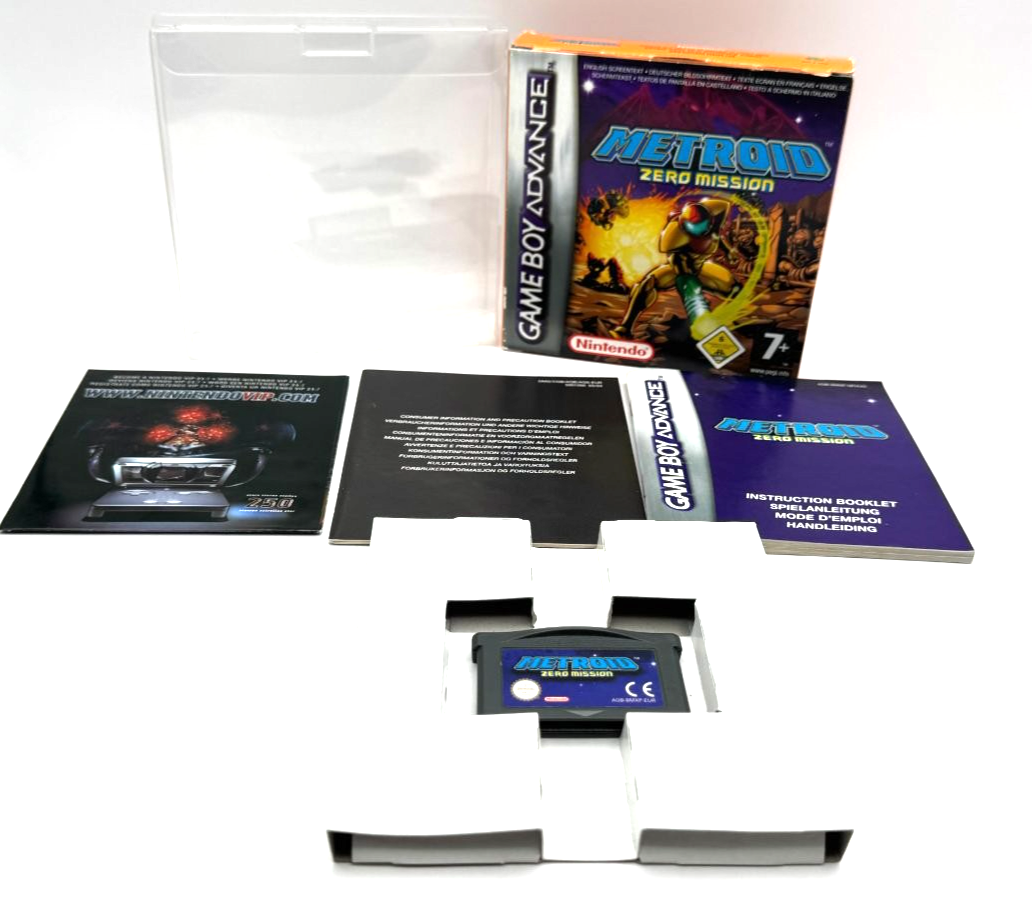 Nintendo Metroid Zero Mission GBA PAL komplett OVP TOP