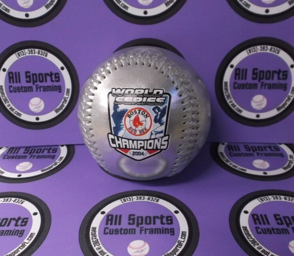 2004 Boston Red Sox World Series Champions Silver