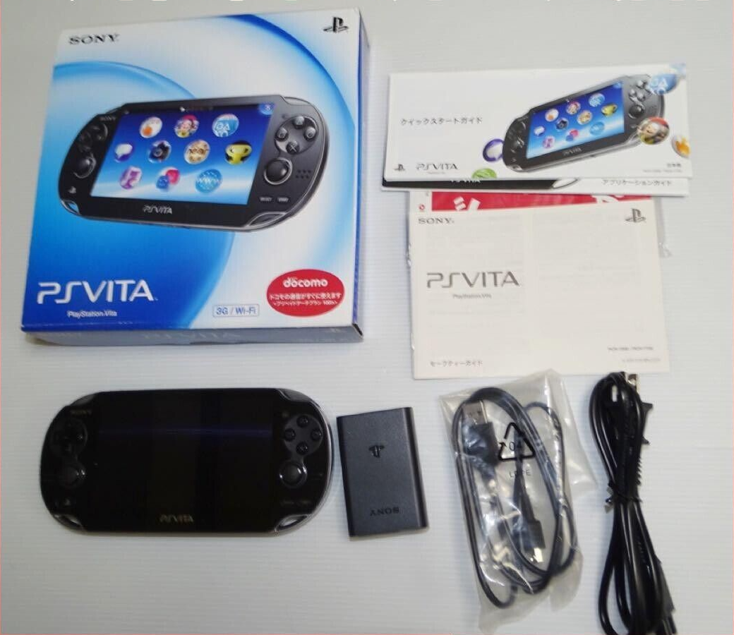 SONY PlayStation PS VITA 3G/Wi-Fi Model (PCH-1100) Black w