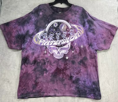 Urban Outfitters Grateful Dead Space Bears Tie-Dye T-Shirt Dress Size Lg/XL