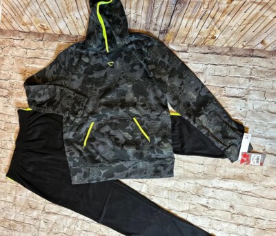 Cheetah Boys Fleece Hoodie and Joggers, 2-Piece Set, Size 18
