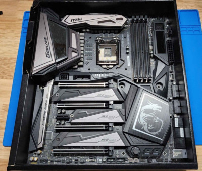 MSI MEG Z390 GODLIKE Z390 8th/9th Gen DDR4 LGA 1151 SATA 6Gb/s E-ATX Motherboard