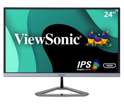 ViewSonic VX2476-SMHD 24'' Monitor with HDMI, DisplayPort, and VGA - 1920 x 1080p