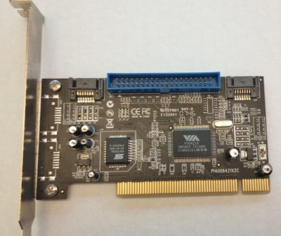 Rosewill RC-215 VIA PCI SATA 1.5G x2 / ATA 133 (IDE) x1 PCI Controller Card
