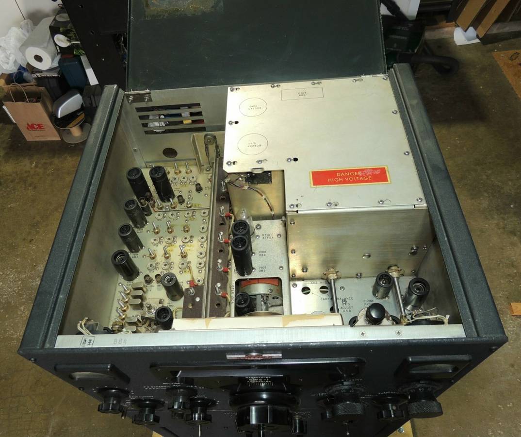 EXTREMELY RARE COLLINS GOLD-DUST TWINS HAM RADIO 75A4, KWS-1, 270G-3 STATION