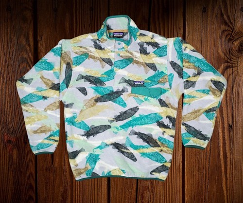 トップス 00's PATAGONIA AC PRINT SHIRTS TROUT mens-home-water-trout-organic-