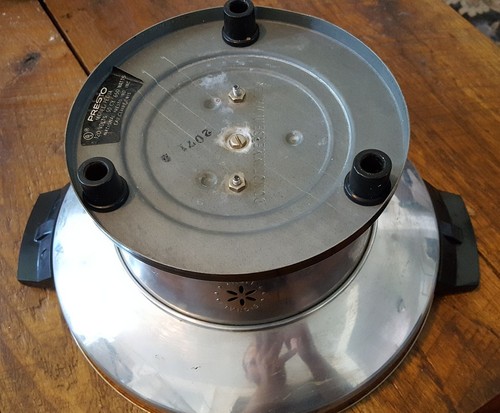 Vintage PRESTO Automatic CORN POPPER Stainless Steel PE03A popcorn