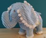 Chenille Elephant with butterfly and flowers Imported by Bouquet and Company