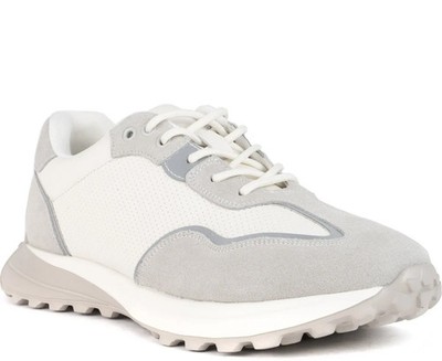 Sergio Moretti Herren Graue Leder Sneaker Freizeit SMR3969-20269GRY
