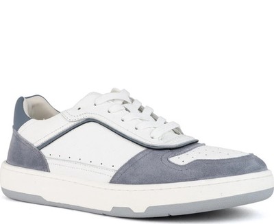 La Conte Men's Gray Leather Fashion Sneakers Casual LAC3969-20285