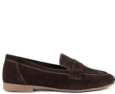 La Conte Women's Ladies Brown Leather Formal Loafers Fashion LAC6030-25152