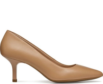 Geox Kleopy Women's Beige Leather Dress Heels Pumps D55YBA000TUC5000