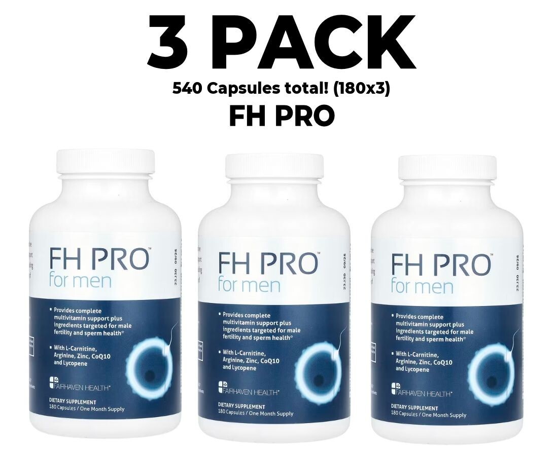 fertil pro men+l-carnitine Natural Male Fertility Supplements Fertility Blend® for Men, 60