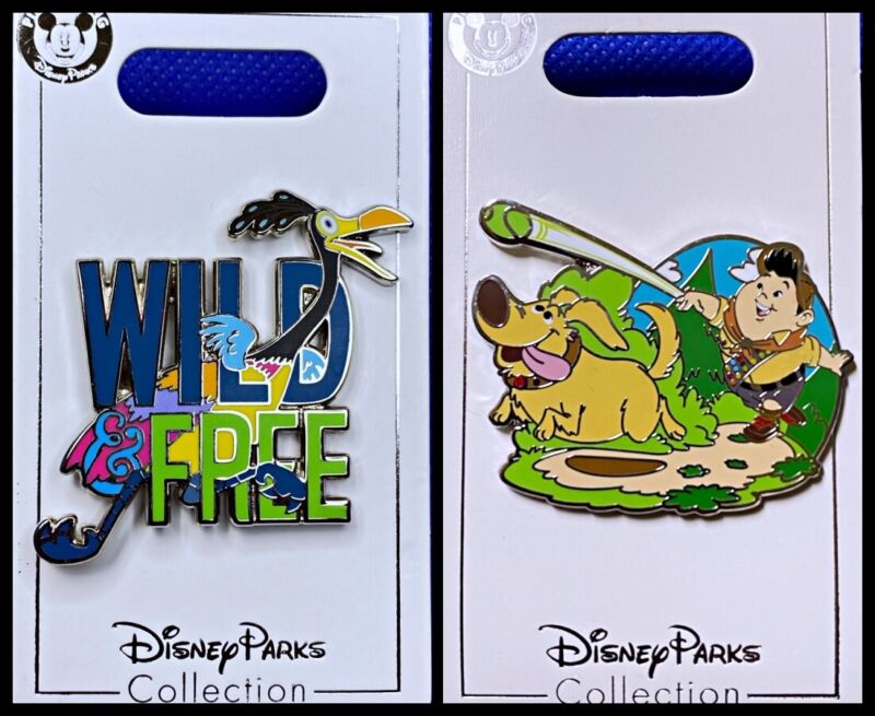 Disney Parks 2 Pin lot UP Kevin Wild & Free + Russell & Dug - NEW