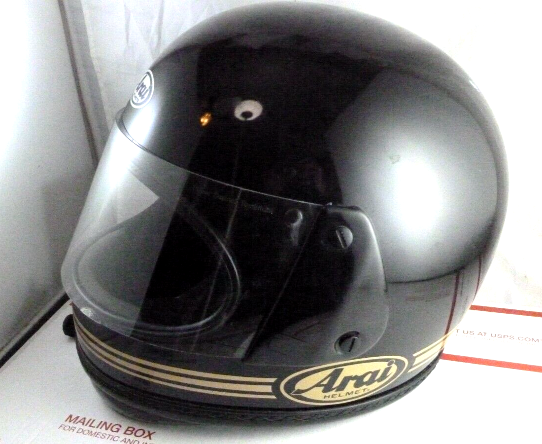 Vintage Arai OMNI Motorcycle Full Face Helmet Made in Japan Size Medium  Black M | eBay