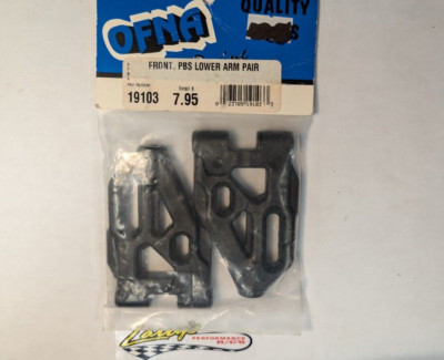 OFNA RACING FRONT. PBS LOWER ARM PAIR 19103