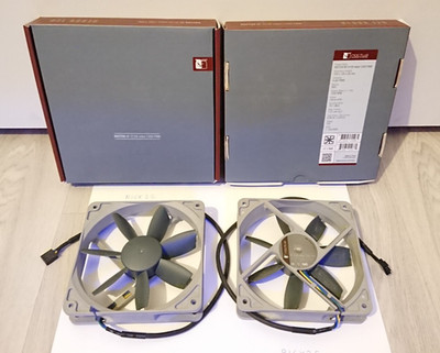 Lot de 2 ventilateurs NOCTUA NF-S12B redux 1200 PWM 120 mm