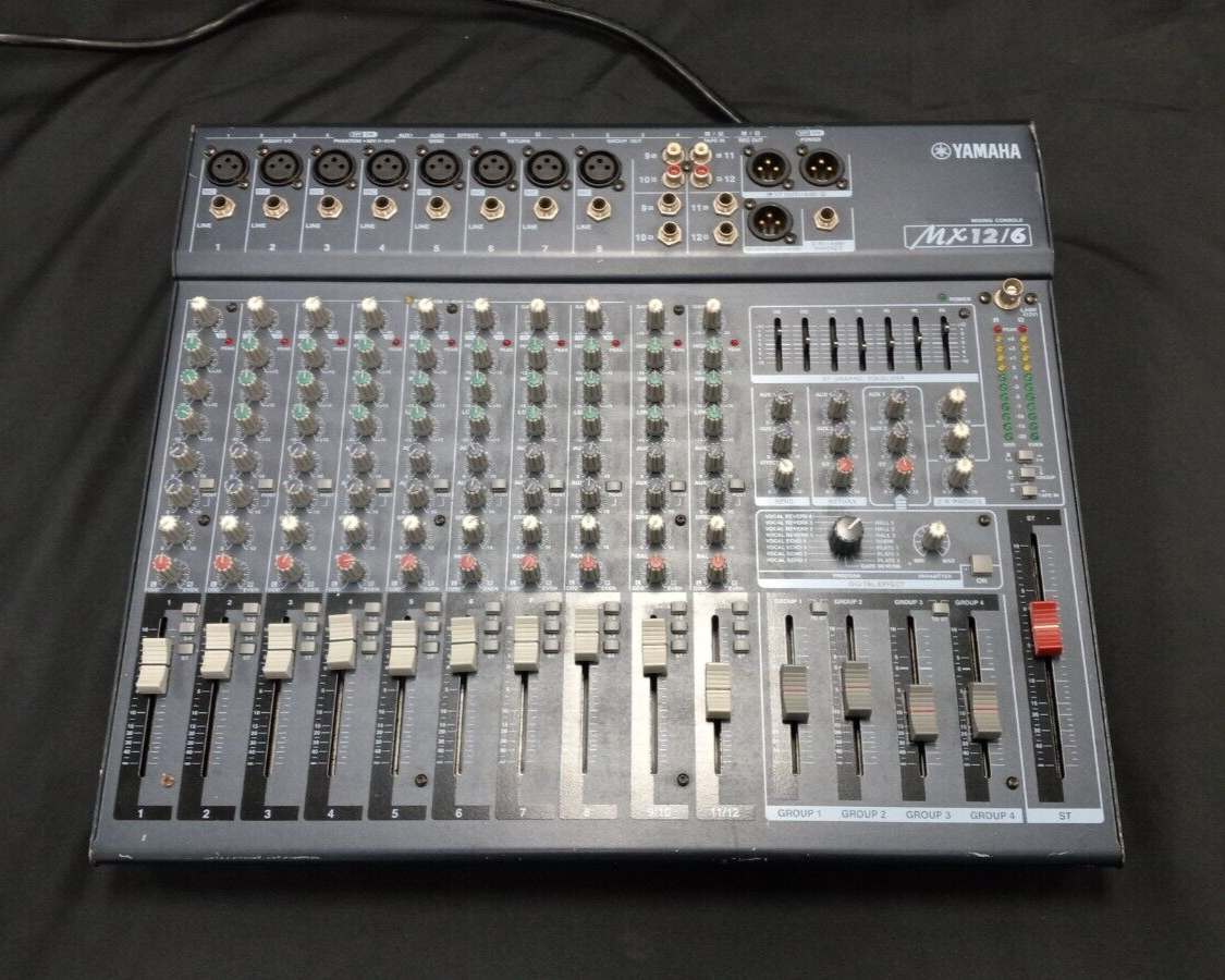 YAMAHA MX12/6 アナログミキサー 16ch Yamaha MX12/6 Analog Mixing Board with 12 Input Channels | eBay