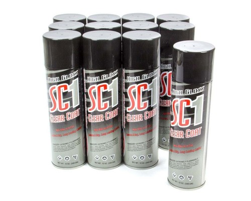 S Sc1 High Gloss Silicone Clear Coat 17.2oz. Spray Case/12 Pack