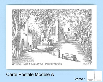 CP A 83266 CARTE POSTALE DESSIN 83 CAMPS LA SOURCE